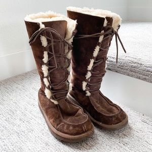 Like new Eskimo Tall UGG Boots Chocolate size 9